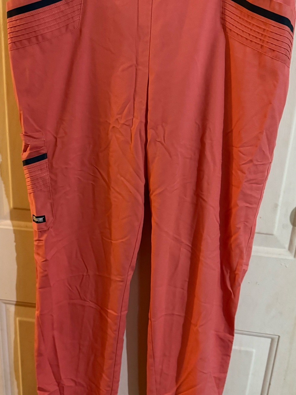 *BRAND NEW* Grey’s Anatomy Coral Pink Scrub Pants w/ Invisible Drawstring